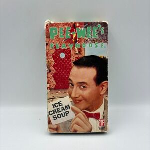 Pee Wees Playhouse Ice Cream Soup Volume 1 VHS Tape‎ Paul Reubens